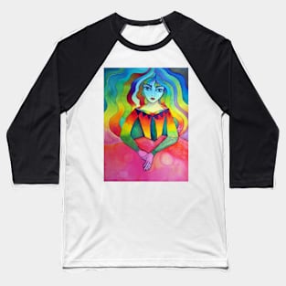 Beautiful girl Baseball T-Shirt